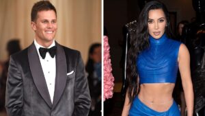 Tom Brady and Kim Kardashian