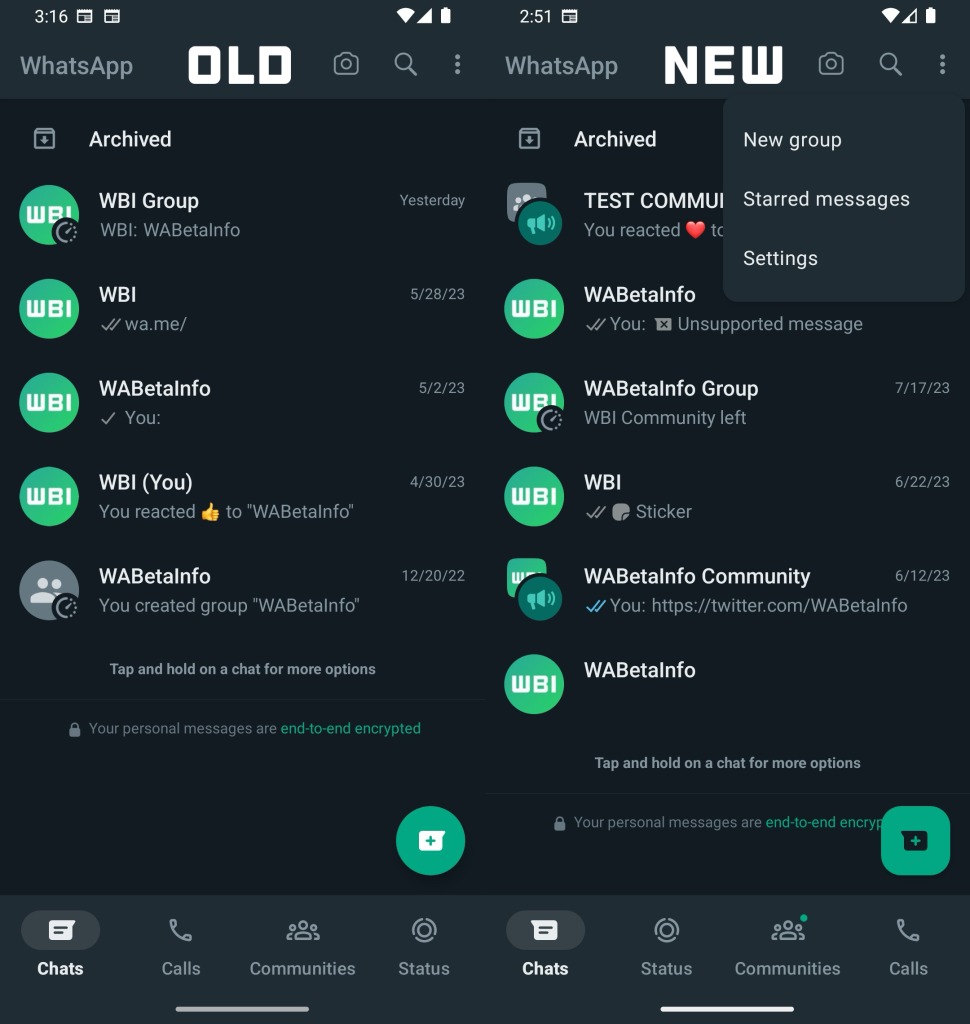 WhatsApp Embraces Material Design 3: A Unified App Experience