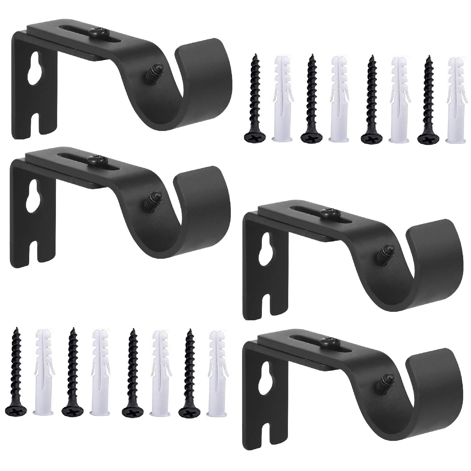 heavy duty curtain rod brackets