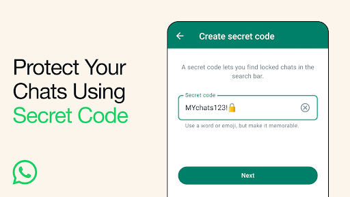 New Whatsapp Feature Introducing Secret Code for Chat Lock